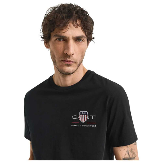 Gant Ανδρική κοντομάνικη μπλούζα Embroidered Archive Shield Tee